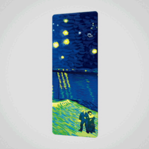 376 lenticular bookmark 3d after Starry Night Over the Rhone by Van Gogh