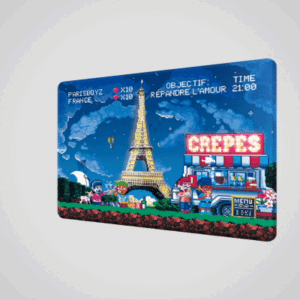 192 lenticular magnet 3d Parisboys Eiffel Tower