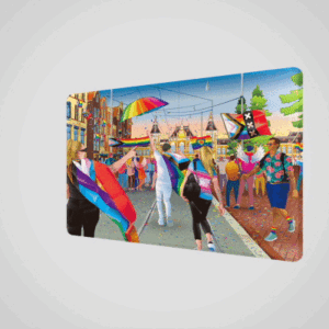 191 lenticular magnet 3d Pride Walk